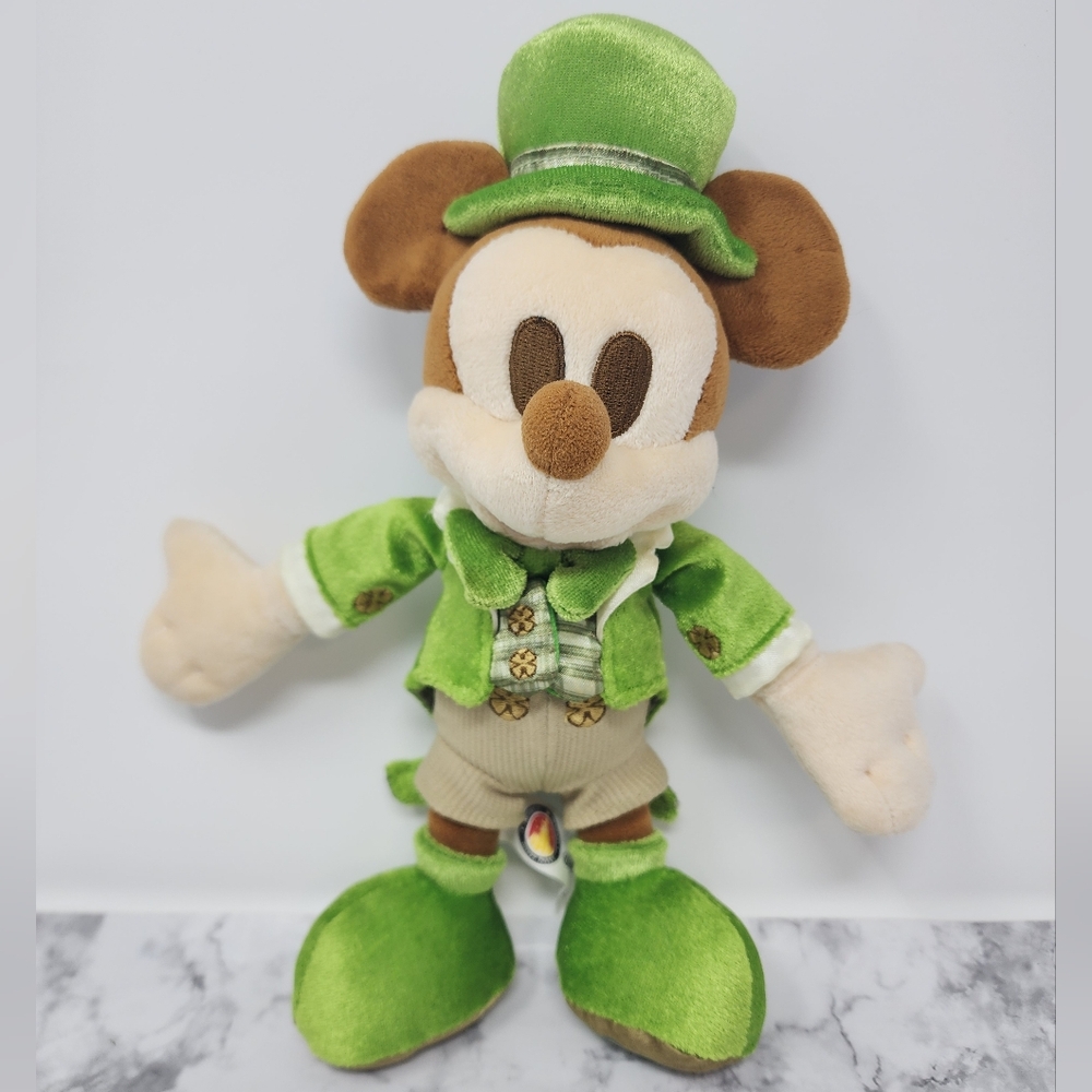 Disney Parks St. Patrick's Day 2010 Mickey Mouse Plush